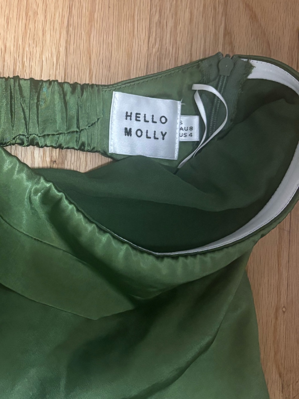 Hello Molly Strapless Satin Maxi Dress - Picture 6 of 6